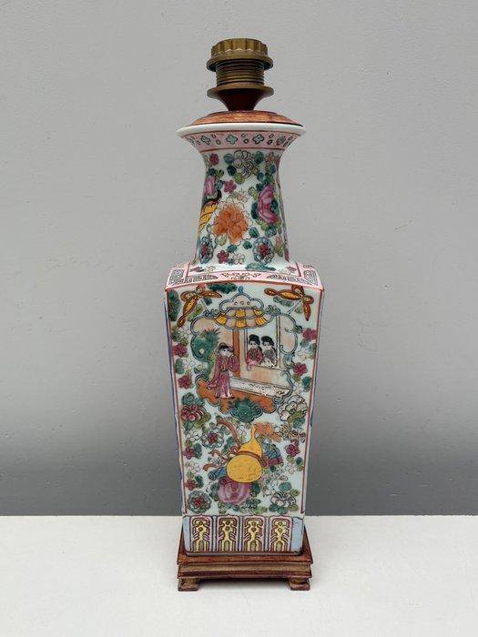 Tafellamp - Porselein, Hout, Antiek en Kunst, Kunst | Designobjecten