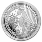 Barbados Seahorse - 1 oz 2023 (10.000 oplage), Zilver, Losse munt, Verzenden, Midden-Amerika