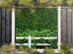 NR 1405: Tuinposter Hedera met hek 180x180cm, Tuin en Terras, Nieuw