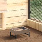 vidaXL Vogeleter Zilver 80 x 28 x 13.5 cm Gegalvaniseerd, Verzenden, Nieuw