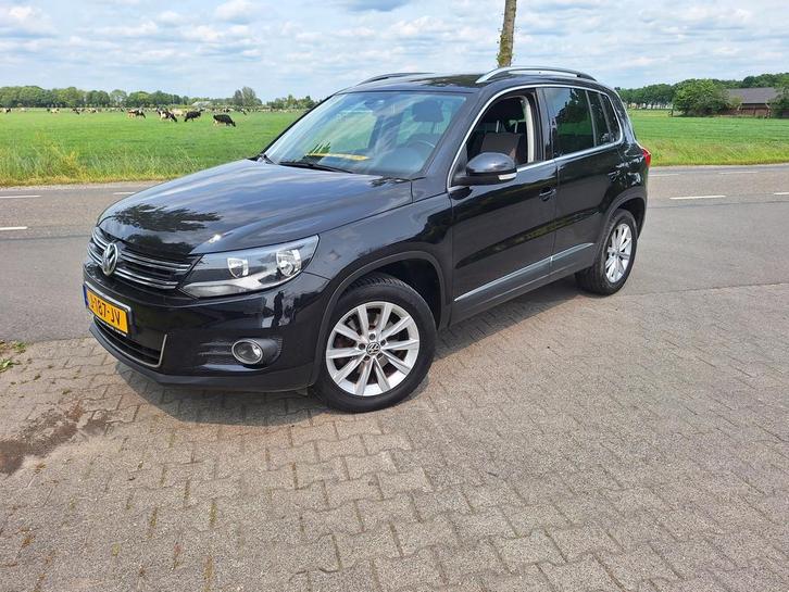 Volkswagen Tiguan 1.4 TSI 118KW BMT 2012 Zwart, Auto's, Volkswagen, Geïmporteerd, Onderhoudsboekje, Te koop, Handgeschakeld, SUV of Terreinwagen