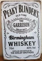 Peaky Blinders Whiskey wit reclamebord, Verzamelen, Nieuw, Verzenden
