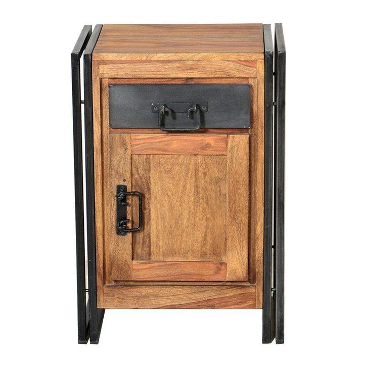 *WOONWINKEL* Nachtkastje Van Sheeshamhout Dicht, Huis en Inrichting, Slaapkamer | Nachtkastjes, Nieuw, Verzenden