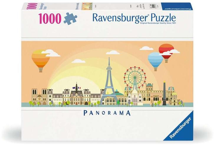 Een Dag in Parijs Puzzel (1000 stukjes) | Ravensburger -, Hobby en Vrije tijd, Denksport en Puzzels, Nieuw, Verzenden