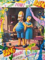 Koen Betjes (1992) - Homer and Marge Simpson x StreetArt, Antiek en Kunst