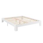 Houten bed Raisio grenen met bedbodem 120x200 cm wit, Huis en Inrichting, Slaapkamer | Bedden, Verzenden, Nieuw