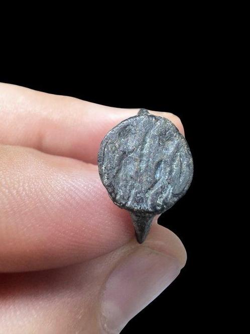 Oud-Romeins, Keizerrijk Brons Ring, Sieraden, Tassen en Uiterlijk, Antieke sieraden