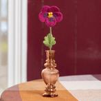 Wolvilt Winterviooltje Burgundy/Paars&Groen - Fairtrade Home, Ophalen of Verzenden, Nieuw