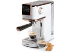 Domo DO746K - Espressomachine - 20 bar druk - Matwit met, Verzenden, Zo goed als nieuw