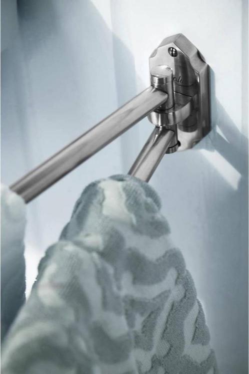 Haceka - Haceka Aqualux Pro1900 Handdoekhouder-2Armig, Huis en Inrichting, Badkamer | Badtextiel en Accessoires, Nieuw, Ophalen of Verzenden