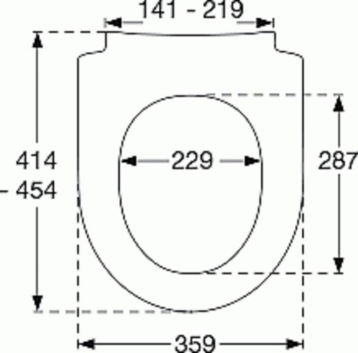 Pressalit Toiletbril van €207.00 voor €130.89, Doe-het-zelf en Verbouw, Sanitair, Toilet, Nieuw, Ophalen of Verzenden