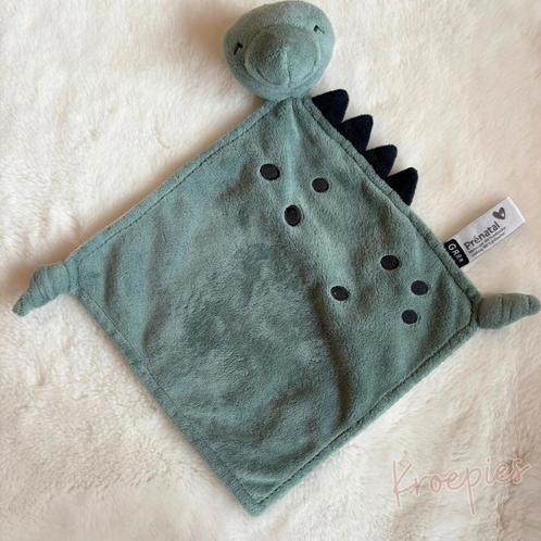 PRENATAL knuffeldoekje dino groen, Kinderen en Baby's, Speelgoed | Knuffels en Pluche, Verzenden