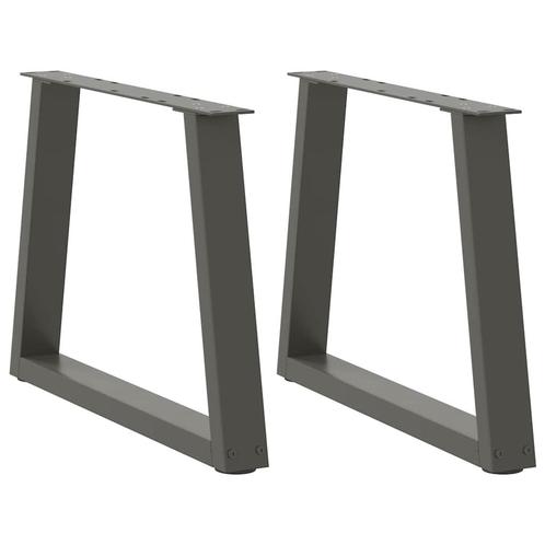 vidaXL Eettafelpoten 2 st V-vormig 50x(42-43,3) cm staal, Huis en Inrichting, Tafelonderdelen, Nieuw, Verzenden