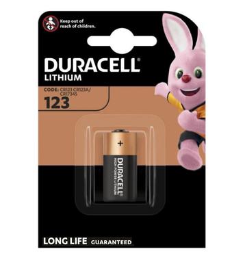 Duracell Batterij 3 volt CR123 blister 1 beschikbaar voor biedingen
