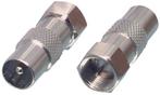 Verloop F-connector male naar IEC male, Ophalen of Verzenden, Nieuw, (Schotel)antenne-accessoires