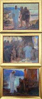 Jules Emile Pichot (1857-1936) - Scènes de vie du Christ, Antiek en Kunst