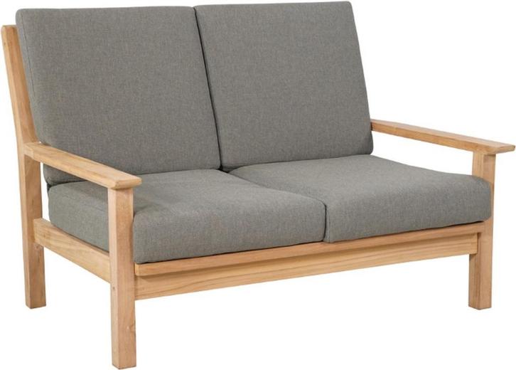 Loungebank teak 124 cm incl. kussen Lesli LivingLesli Living, Tuin en Terras, Tuinbanken, Ophalen of Verzenden