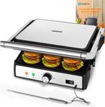 Tosti apparaat - Tosti ijzer - Contactgrill - Grill apparaat, Witgoed en Apparatuur, Contactgrills, Verzenden, Zo goed als nieuw