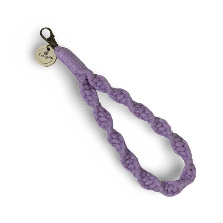 Macramé Pols Keycord - Twist - Katoen - Macramé -, Verzamelen, Sleutelhangers, Nieuw, Overige typen, Ophalen of Verzenden