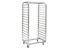 RVS regaalwagen bakery 800x600mm - 16 niveaus - type h -..., Verzenden, Nieuw in verpakking