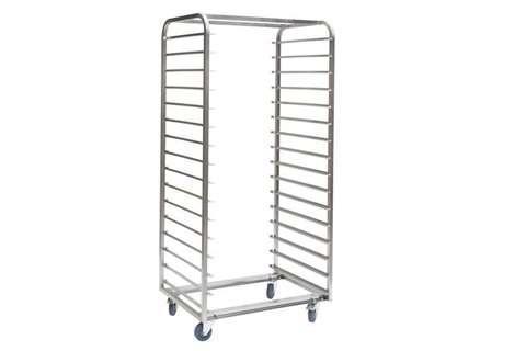 RVS regaalwagen bakery 800x600mm - 16 niveaus - type h -..., Zakelijke goederen, Horeca | Meubilair en Inrichting, Verzenden