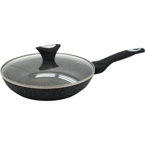 Klausberg KB-7041 koekenpan met marmer coating Ø28 cm zwart, Huis en Inrichting, Keuken | Potten en Pannen, Ophalen of Verzenden