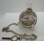 Lepine - Masonic - Silver Pocket watch Key - 1850-1900, Sieraden, Tassen en Uiterlijk, Horloges | Heren, Nieuw