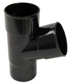 Nicoll PVC-Ti T-stuk 67,5 graden mof-vse zwart Ø80, Doe-het-zelf en Verbouw, Buizen en Afvoer, Ophalen of Verzenden, Nieuw