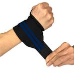 Fitness / Crossfit Polsband - 2 stuks - Lichtblauw / Zwart -, Verzenden, Nieuw