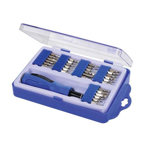Silverline Schroevendraaierset - 31-delig - Soft-grip han..., Doe-het-zelf en Verbouw, Gereedschap | Handgereedschap, Nieuw, Ophalen of Verzenden