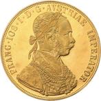13,96 grams - Goud .980 - 4 Ducat Austria 1915 - 986‰, Postzegels en Munten