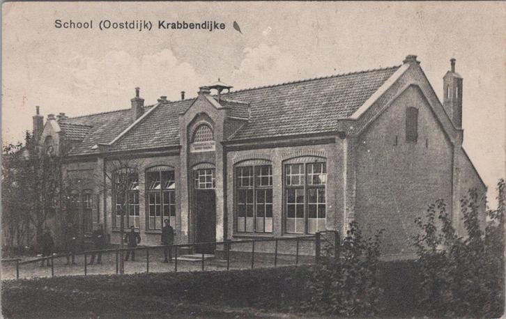 KRABBENDIJKE - School (Oostdijk), Verzamelen, Ansichtkaarten | Nederland