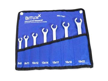 Veiling - 7-delige remleidingsleutelset - 6mm 8-19mm 22mm beschikbaar voor biedingen