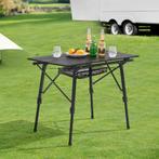 Opvouwbare Campingtafel Picco - Zwart - 90 x 52 x 68 cm, Caravans en Kamperen, Kampeermeubelen, Verzenden, Nieuw