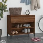 vidaXL Schoenenkast 70x36x60 cm bewerkt hout gerookt, Huis en Inrichting, Verzenden, Nieuw
