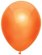 Ballonnen metallic Oranje (30cm) 10st, Hobby en Vrije tijd, Feestartikelen, Verzenden, Nieuw, Feestartikel