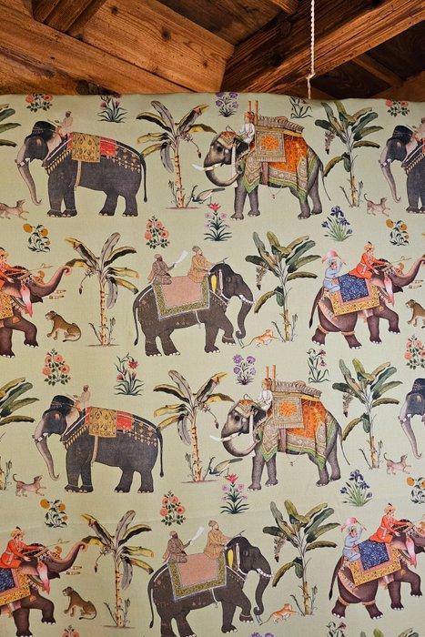 Indonest met majestueuze olifanten Jaipur - 300x280cm -, Antiek en Kunst, Kunst | Designobjecten