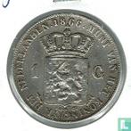 Nederland 1 gulden 1866, Postzegels en Munten, Munten | Nederland, Verzenden, Losse munt, Goud