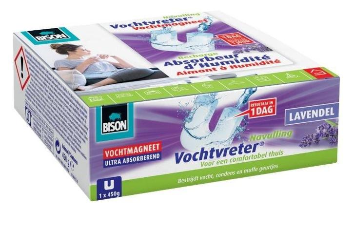 Bison vochtvreter ambiance vochtmagneet 1x 450 gram vouwdoos, Doe-het-zelf en Verbouw, Overige Doe-het-zelf en Verbouw, Nieuw