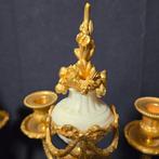 Kaarsenhouder (2) - Verguld brons - Empire kandelaars