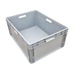 Kunststof Bak Euronorm, 800x600x340 mm grijs, Nieuw, 60 cm of meer, Nieuw, Minder dan 35 cm, Bak of Kist