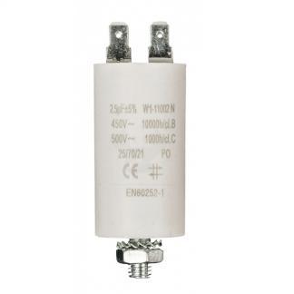 Condensator - Aanloop - 2.5 F (Max. 450V, Aarde), Doe-het-zelf en Verbouw, Elektra en Kabels, Nieuw, Verzenden