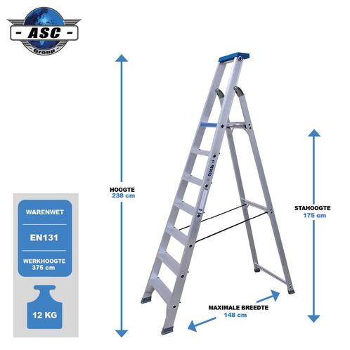 ASC Bordestrap, Doe-het-zelf en Verbouw, Ladders en Trappen, Trap, Nieuw, Verzenden