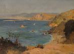 Rene Charles Edmond His (1877-1960) - Vista de la costa de, Antiek en Kunst, Kunst | Schilderijen | Klassiek