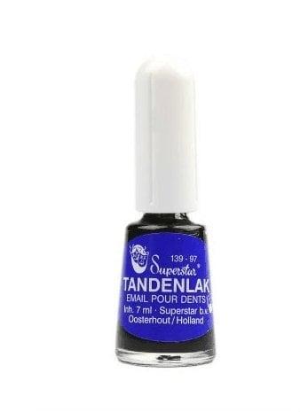 Superstar tandenlak zwart 9 ml, Kleding | Dames, Carnavalskleding en Feestkleding, Nieuw, Ophalen of Verzenden