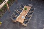 Boomstamtafel 300x110xH77,5 cm - bladdikte 10 cm, Ophalen of Verzenden, Nieuw