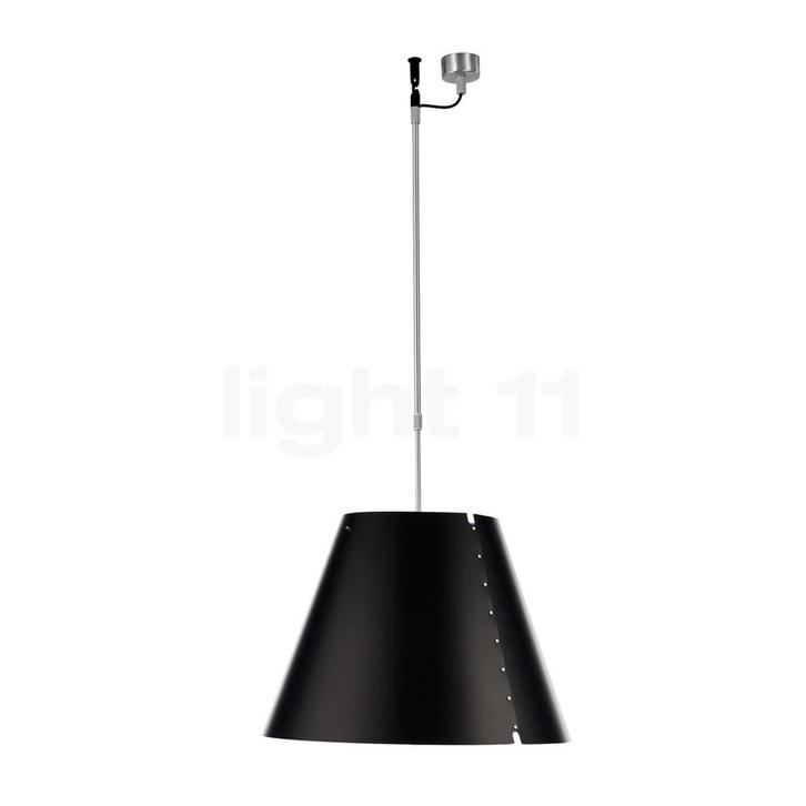 Luceplan Costanza Hanglamp, lampenkap dropzwart - ø¸40 cm, Huis en Inrichting, Lampen | Hanglampen, Nieuw, Verzenden