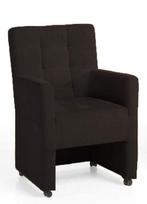 Eetkamerstoel Peter - eetkamerstoelen - Zwart, Huis en Inrichting, Nieuw, Zwart, Stof