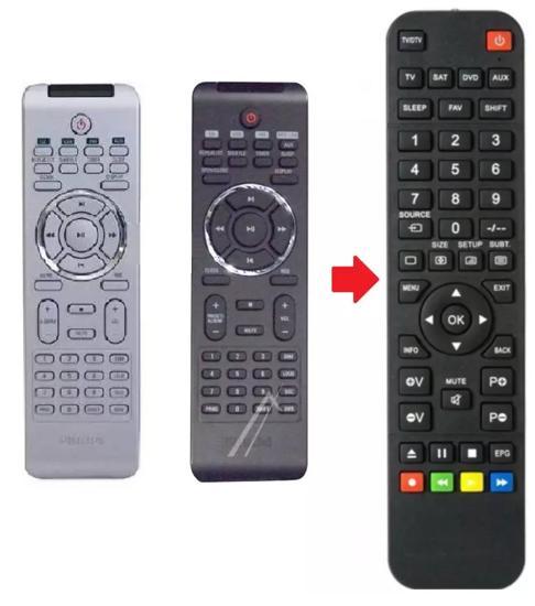 Philips 996510018455 afstandsbediening, Audio, Tv en Foto, Afstandsbedieningen, Verzenden