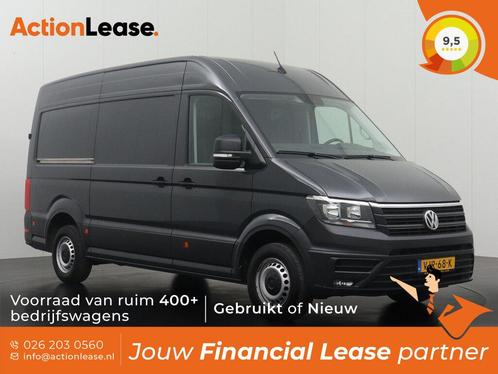 Volkswagen Crafter L3 H3 2021 €289 per maand, Auto's, Bestelauto's, Dealer onderhouden, Te koop, Zwart, Handgeschakeld, Financial lease
